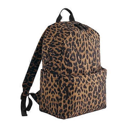 Bagbase Leopard Print Backpack