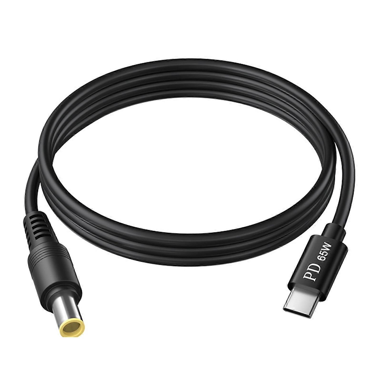 65W Type C Notebook Charging Cable, Quick Data Sync Wire for Travel and Setting