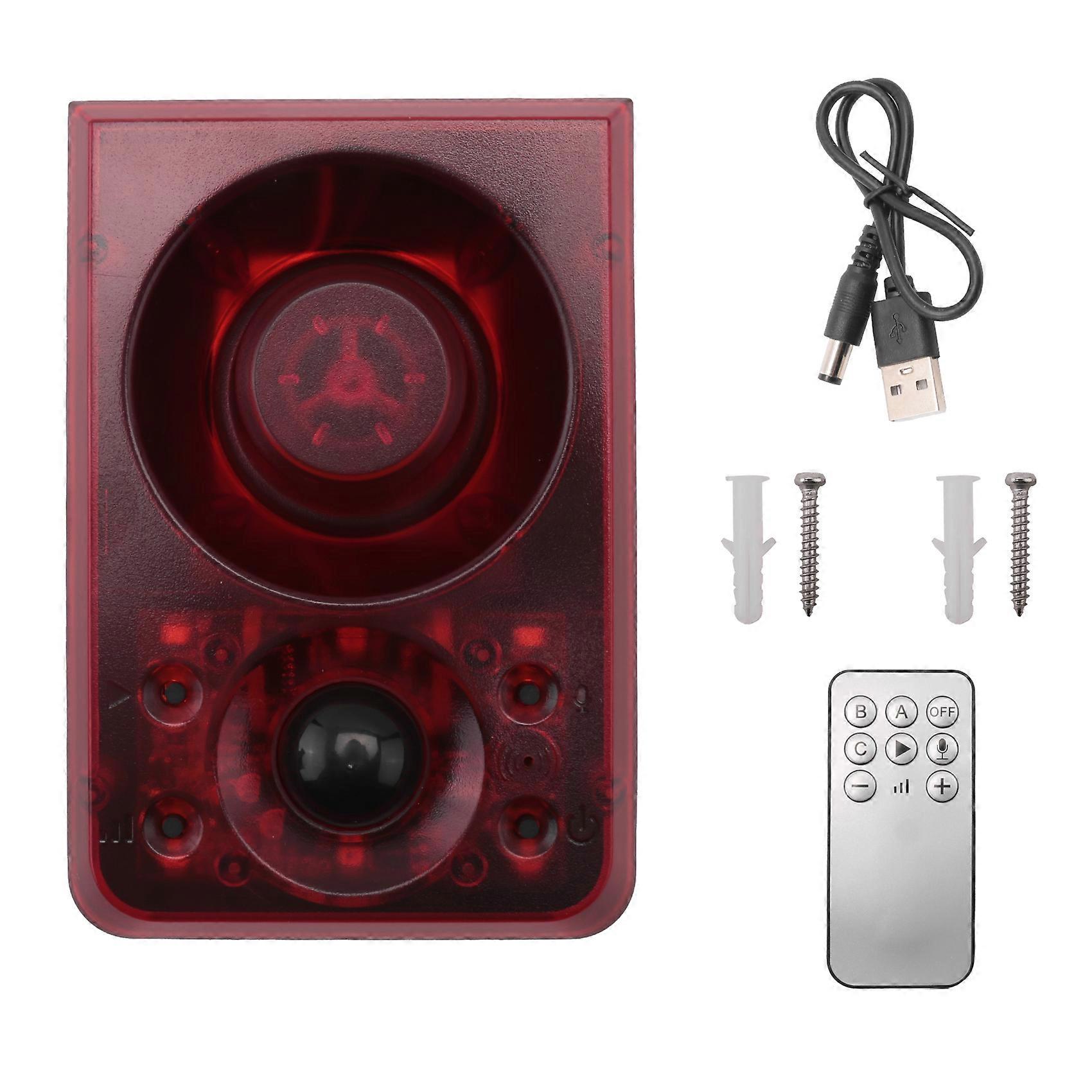 Outdoor Solar Motion Sensor Alarm with Remote Control