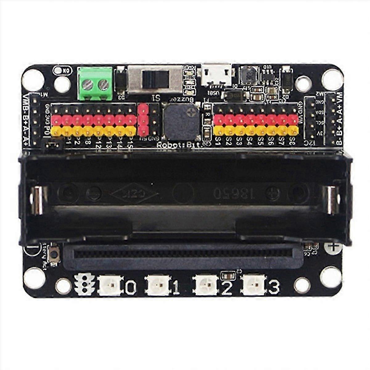 Micro: Bit Expansion Board Robotbit V2.0 Supports Makecode Offline Programming for Extension Board R