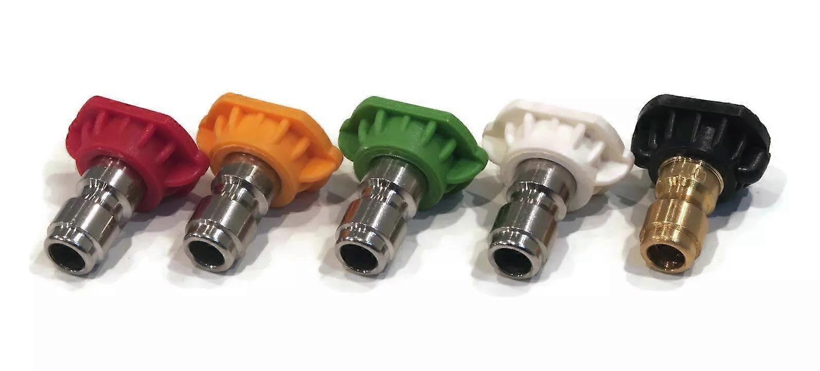 Pressure Washer Spray Nozzle Set for Generac and Excell 1/4 Quick Connect Tips Replacement