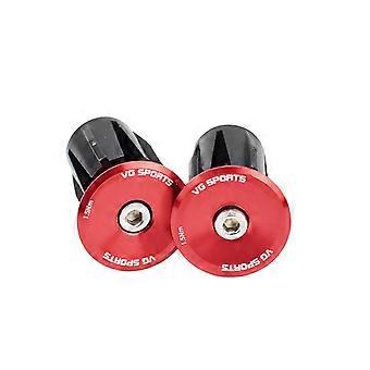 1 Pair High Strength Simple Installation Wear-resistant Handlebar Stopper Bicycle Grip Bar Plug End