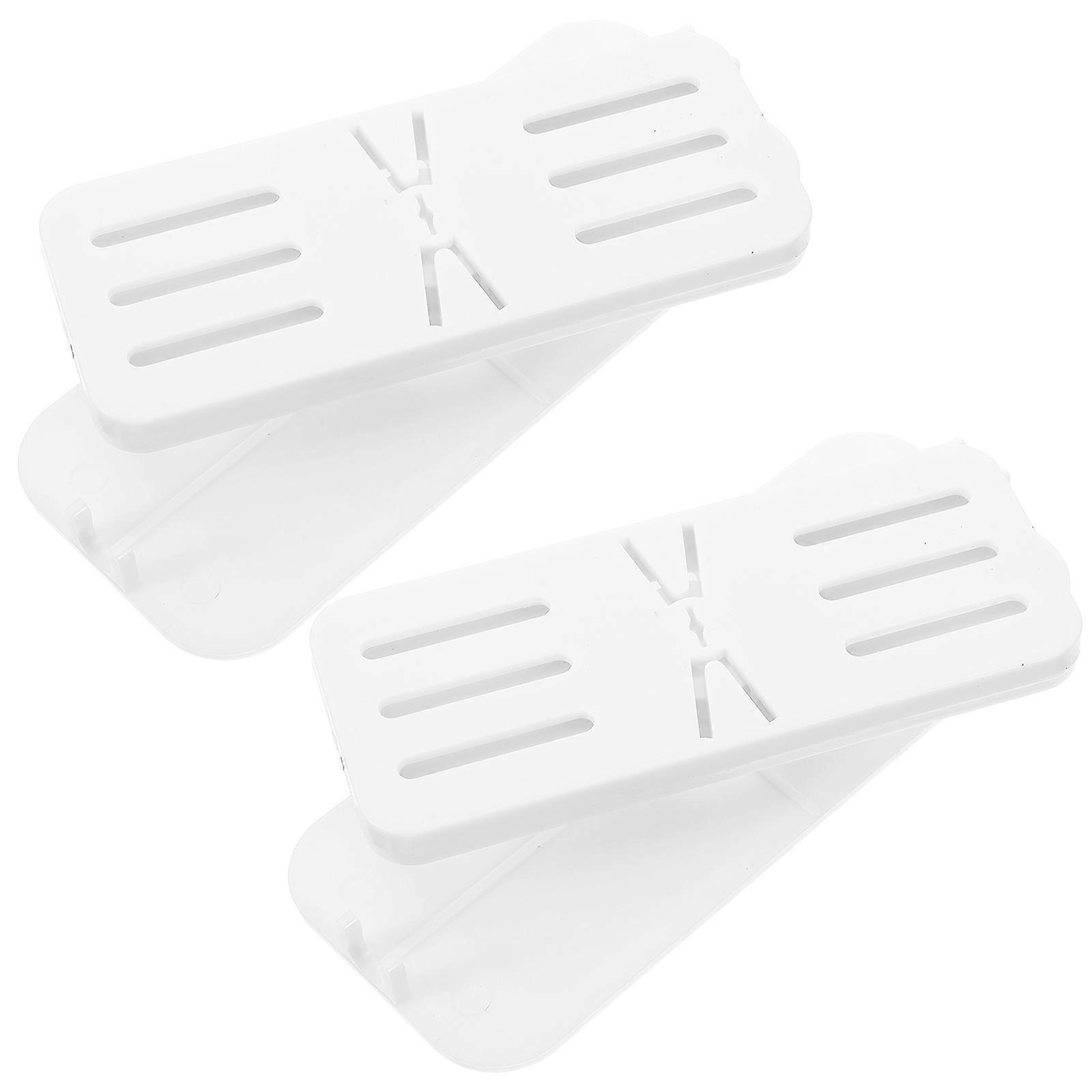 2pcs Self Adhesive Socket Holder Hanging Power Strip Racks Wall Mounted Socket Rack