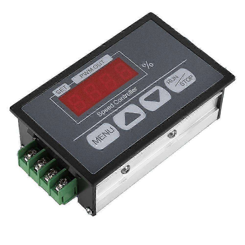 PWM Speed Controller Motor Controller 6-60V Digital Display Tachometer Motor Slow Start and Stop Speed Controller