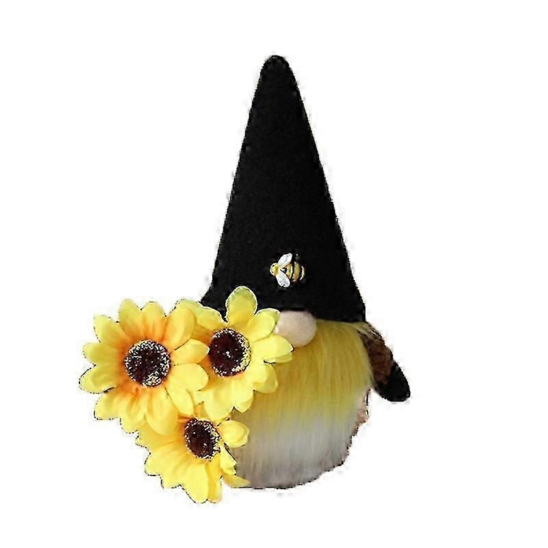 Sunflower Faceless Doll Ornaments Black