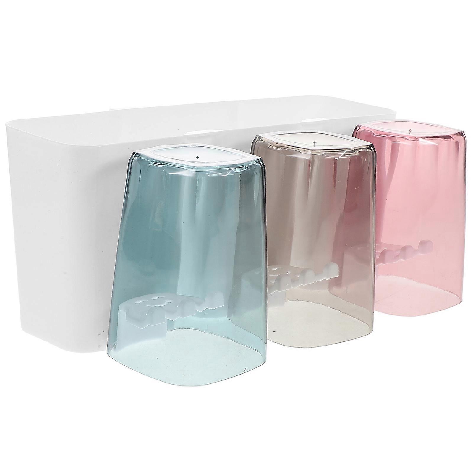 Toothbrush Rack Plastic Toothbrush Holder for Toothpaste Storage 1Set