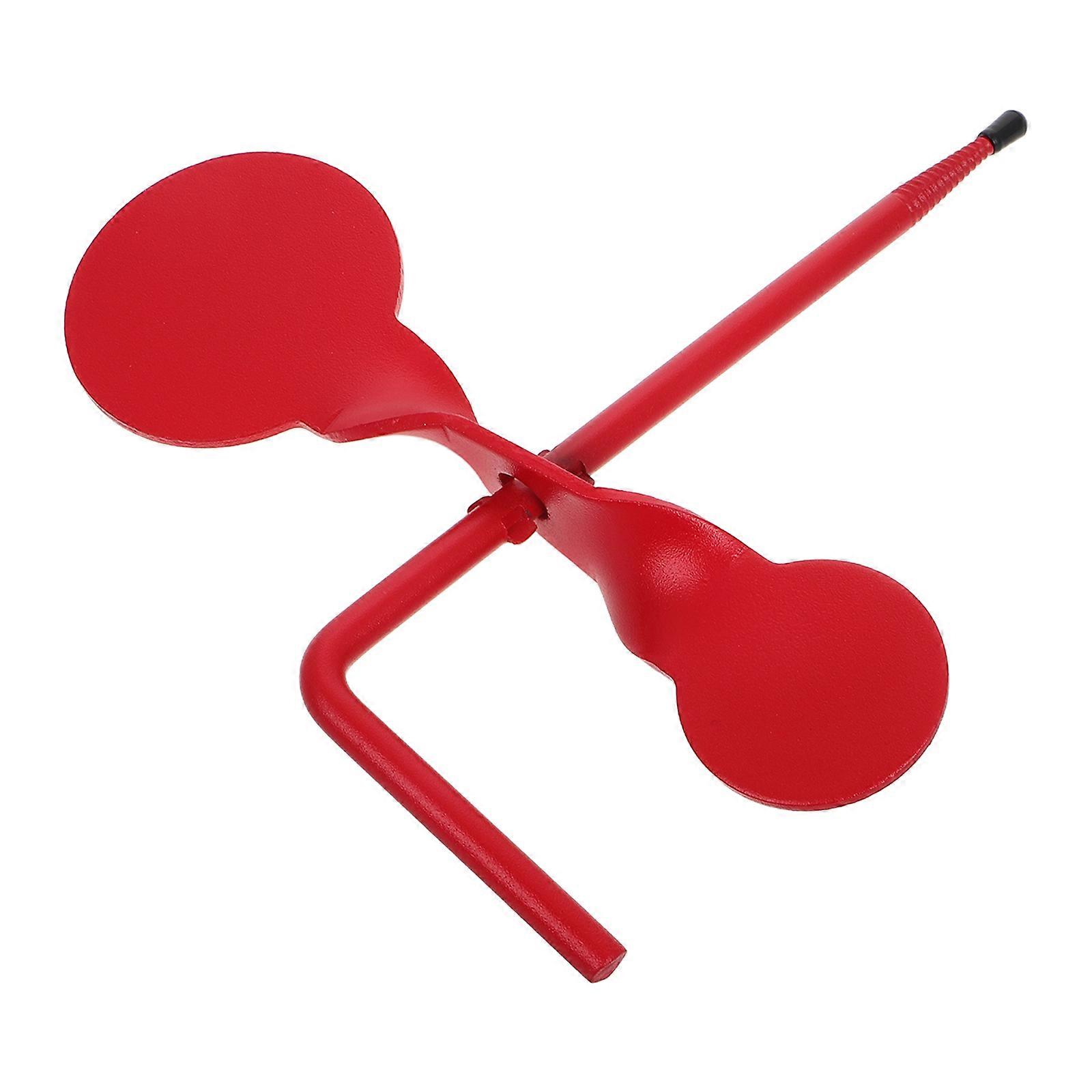 Red Self-Tapping Tree Target for Precision -Degree Rotating