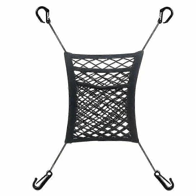 Car Seat Back Partition & Mesh Storage Net