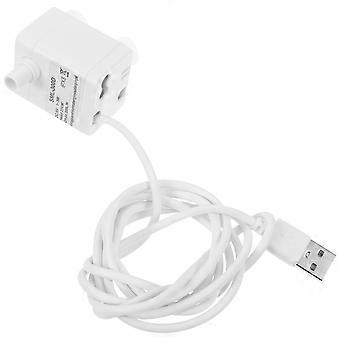 Mini nedsænket vandpumpe Stille USB-springvandspumpe til kæledyrs vandfontæne