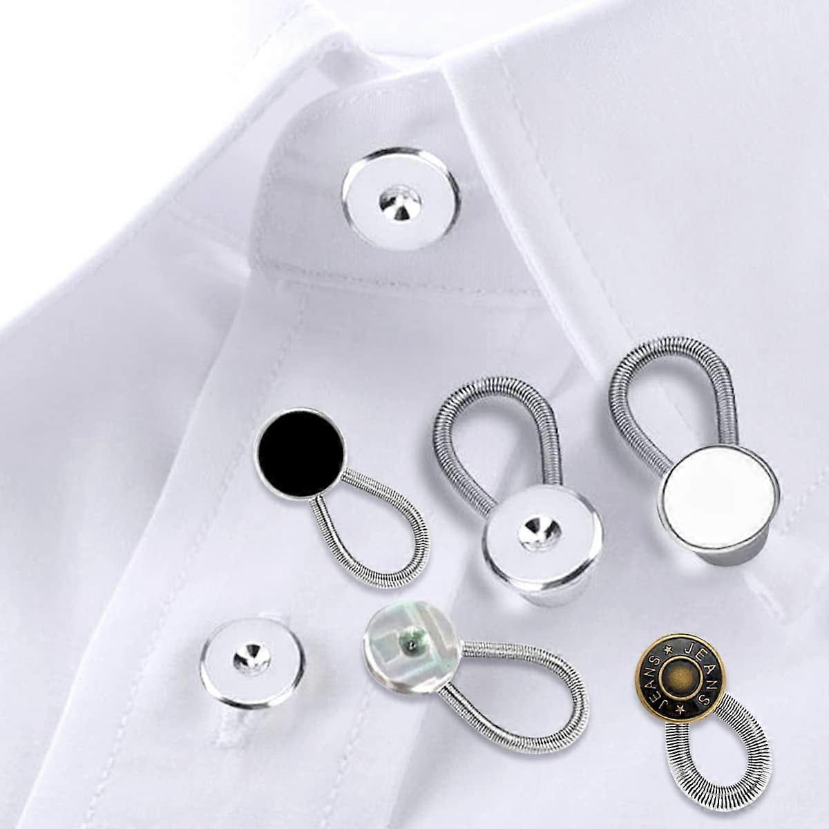 20pcs Silicone Extender Button Set: Adjustable Elastic Waist Extender for Pants,