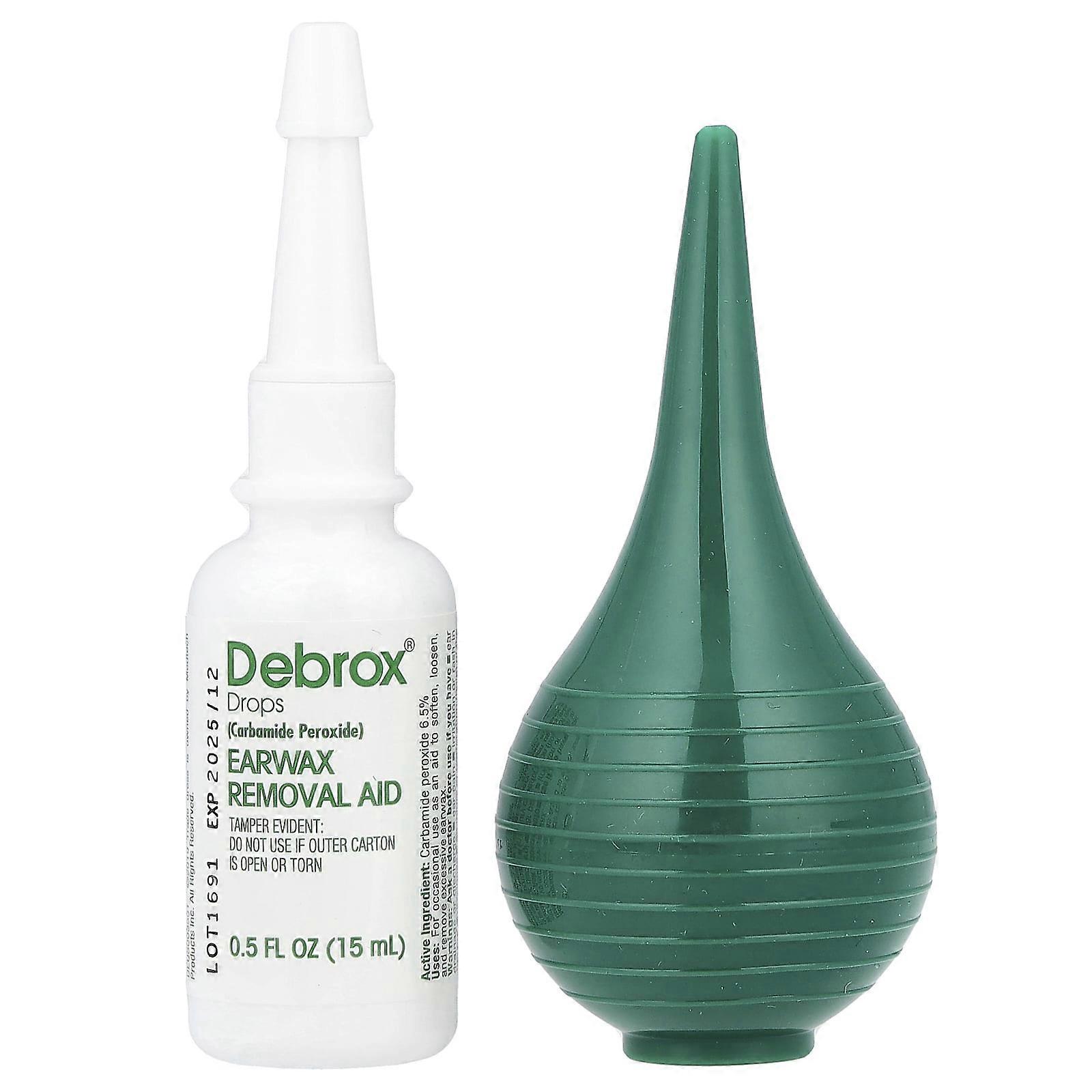 Debrox, Earwax Removal Kit, 0.5 fl oz (15 ml), 2-Pack