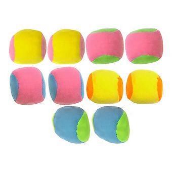 10Pcs Suction Balls Children Sticking Toys Children Dart Accessories (Random Color)