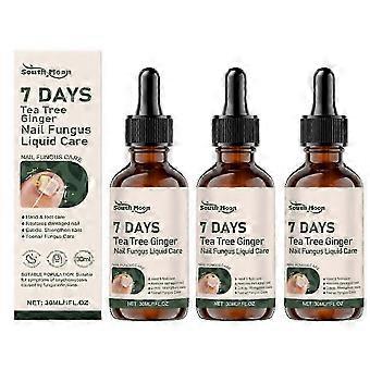 7 Days Tea Tree Ginger Nailfungus Treatments Nourishing Strengthening Nails Liquid for Healthier Growth good