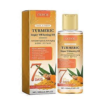 Turmeric Facial Oil, Moisturizing Daily Skin Care, Non-Greasy & Refreshing, 100ml