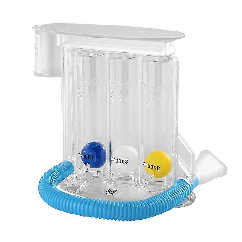 Breathing Exercise Device for Lungs, Incentive Spirometer,Upgraded Capacity 3000cc/sec, Improves Breathing and Lung Function