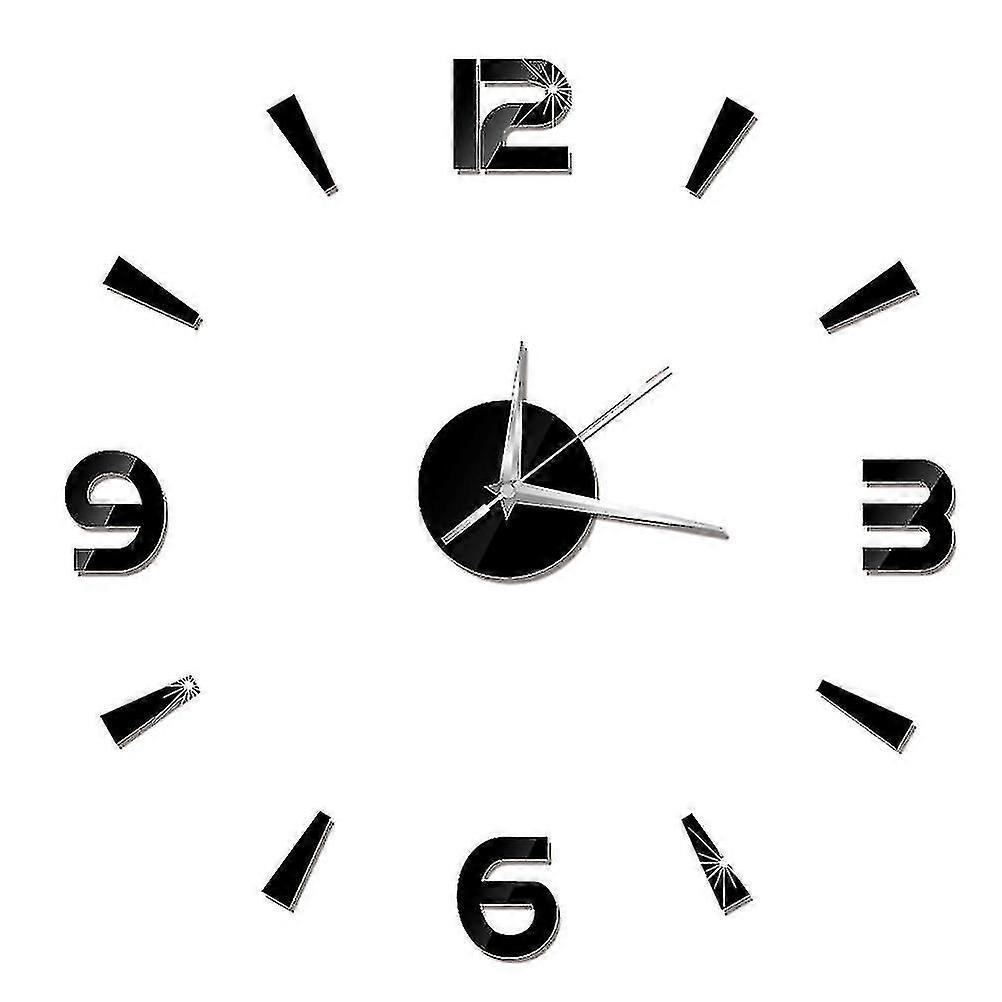 3d Modern Acrylic Arabic Numeral Wall Clock