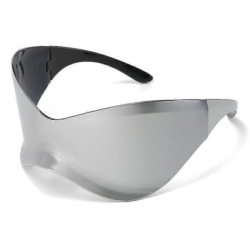 Futuristic Oversized Shield Eyewear for Bold Styling