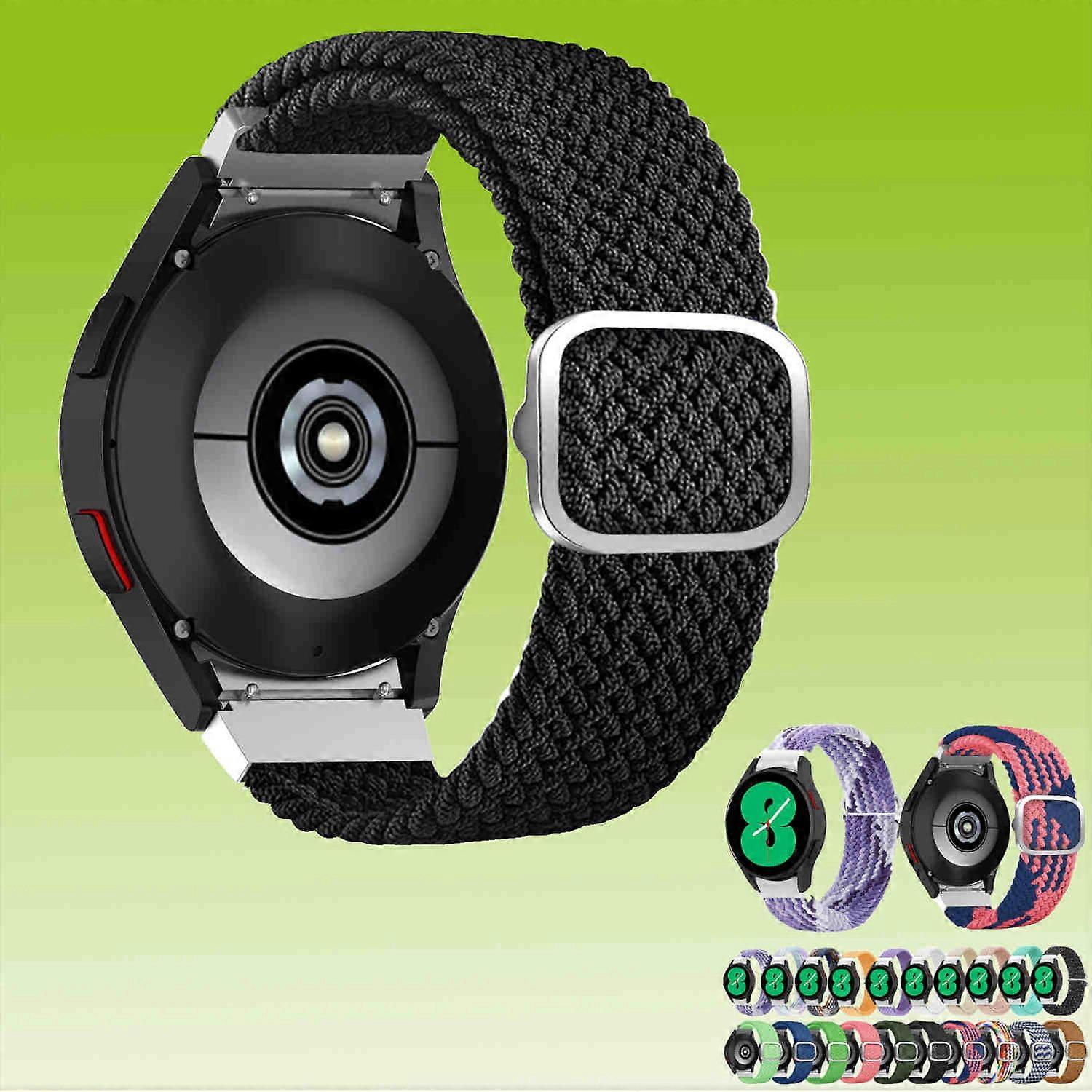 Woven Nylon Band for Samsung Galaxy Watch FE 6 5 4 Normal Pro Classic all sizes