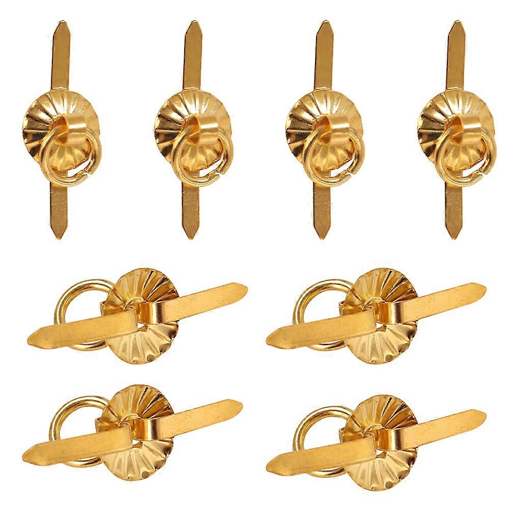 8PCS Miniature Drawer Ring Pulls 1/6 Scale Pull Rings Vintage Pull Handles