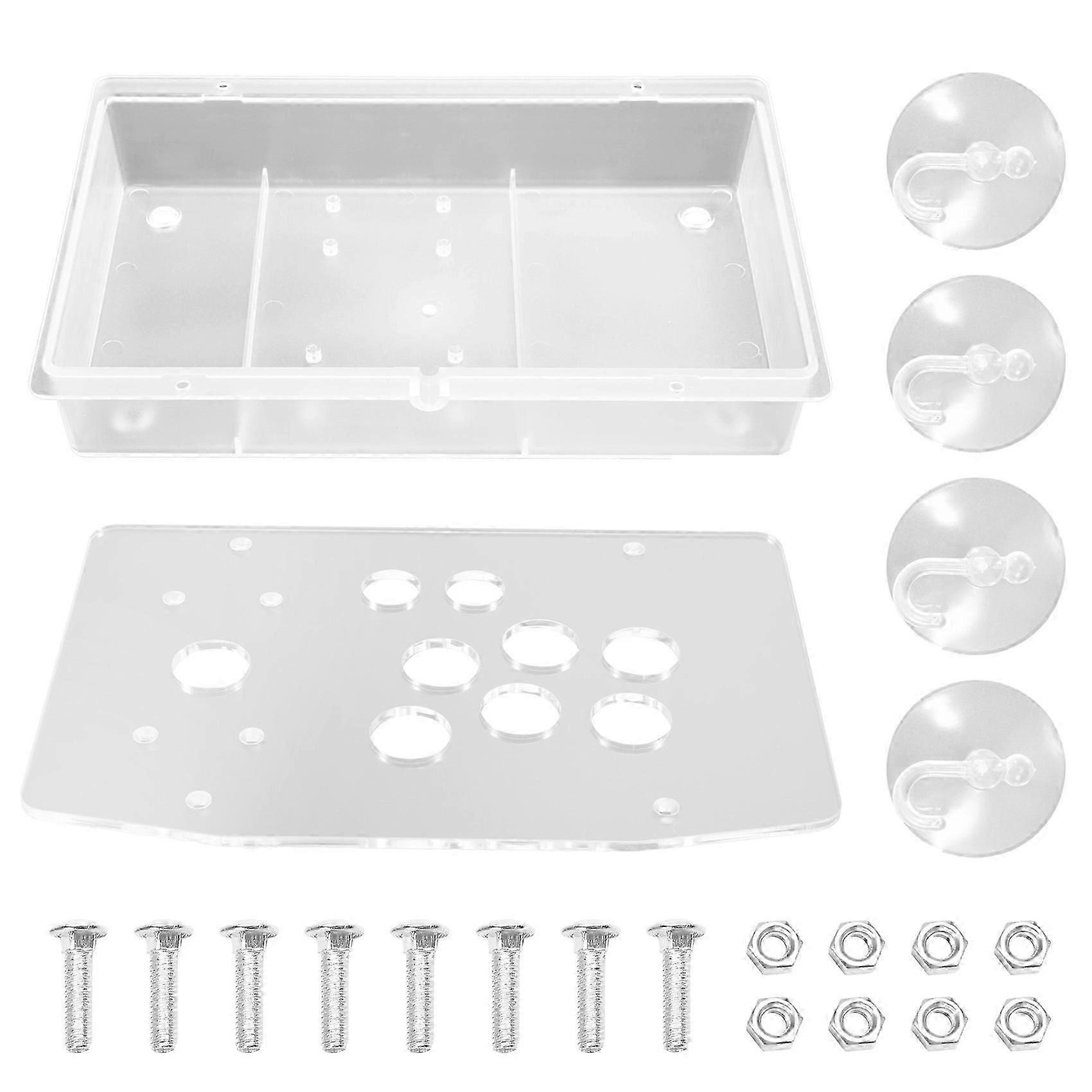 DIY Arcade Joystick Acrylic Panel Case for Arcade Game Machine