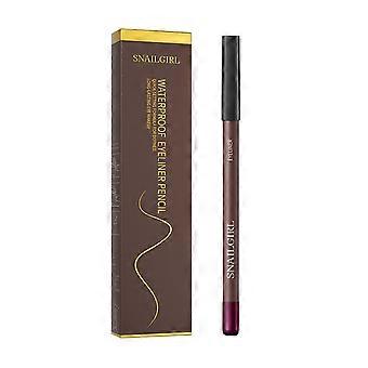 Waterproof Eyeliner Duo 24-Hour Smudgeproof Pencil for Long Lasting Smooth Application in Plum