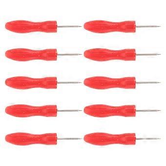 Eyelash Glue Bottle Piercing Needles for Salon Supplies 10Pcs Stainless Steel Tips