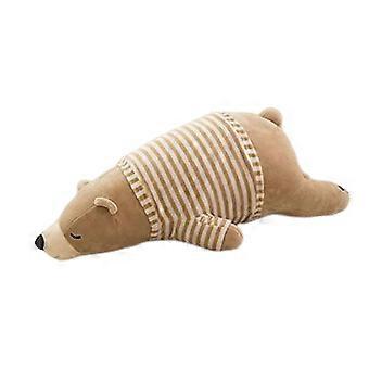 Soft Sleeping Bear Plush Doll Pillow Comfortable Stuffed Animal for Kids-zdd1