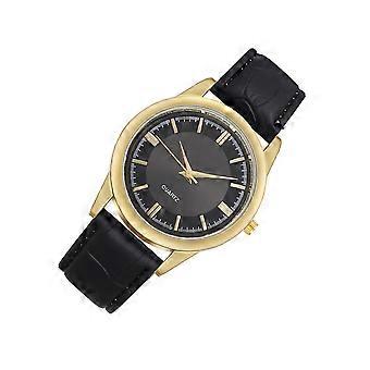 1 Pc Men Watch Casual Zegarki na rękę Skórzany pasek Zegarek Mąż Watch Prezent