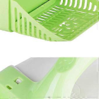 Cat Litter Scoop, Cat Litter Scoop With Holder Cat Cleaner Green