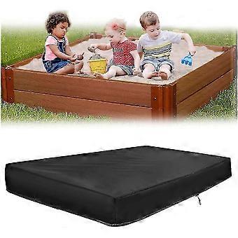 Sandpit Cover, Square Sandpit Cover, Outdoor Garden Tarpaulin for Sandpits, 210D Oxford Cloth, Waterproof, Windproof, Dustproof