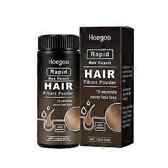 Poudre volumisante pour cheveux châtain clair, poudre de nuance pour cheveux embellissant le front, rafraîchissante et longue durée
