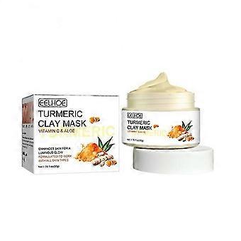Kit de cuidados com a pele de cúrcuma Sabonete de limpeza facial Natural Gengibre Hidratante Óleo de Sérum Clareamento