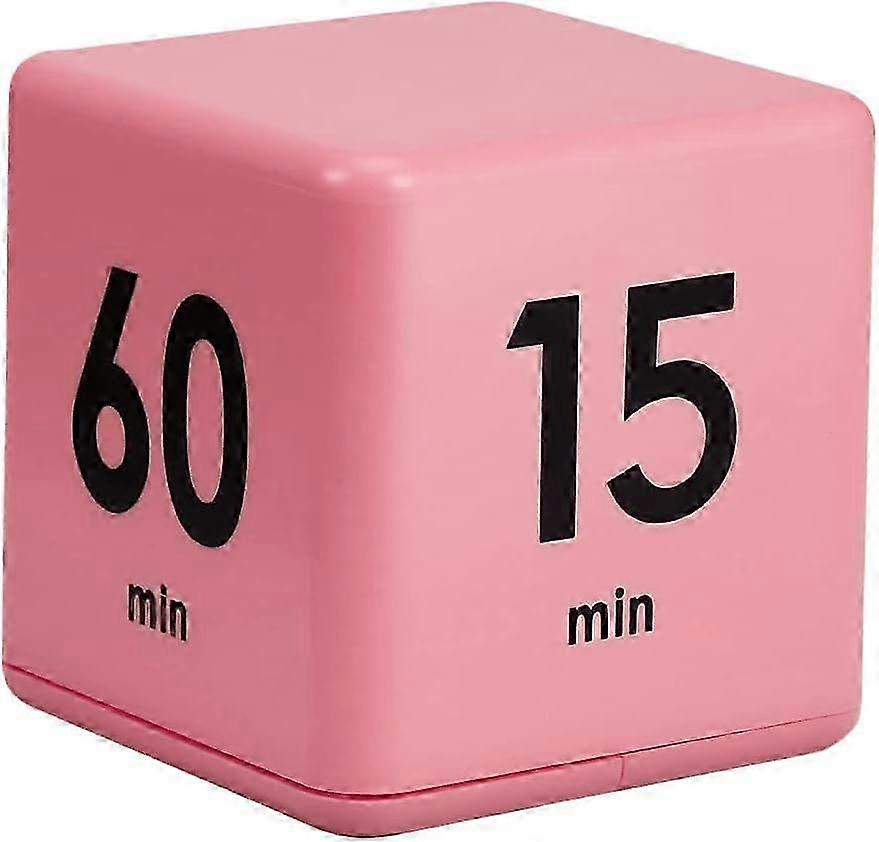 Cube timer, kitchen timer, children's timer, classroom learning time countdown management setting tool