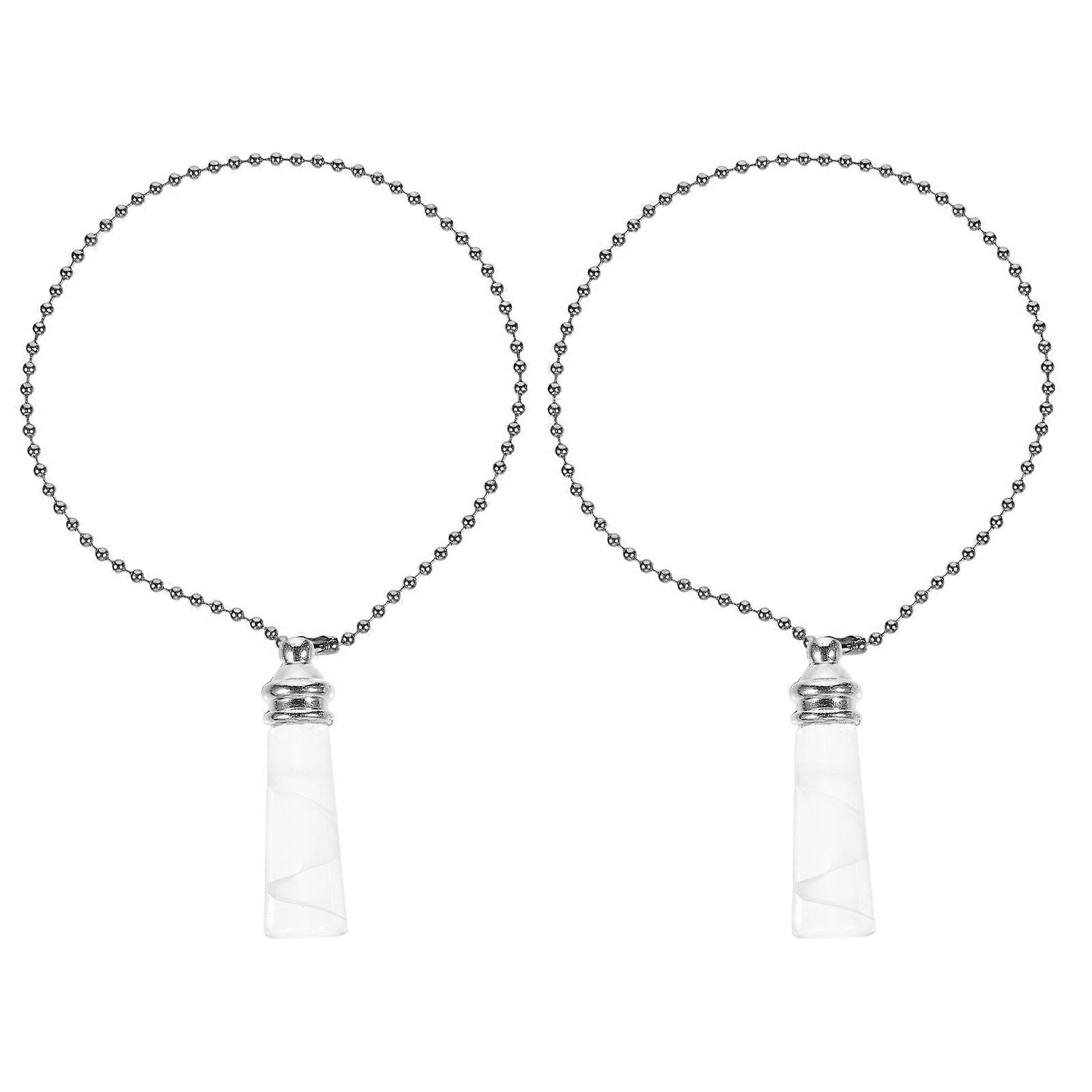 Light Pull Chain Extender Glass Column Fan Ceiling Pull Chain Extension 6Pcs