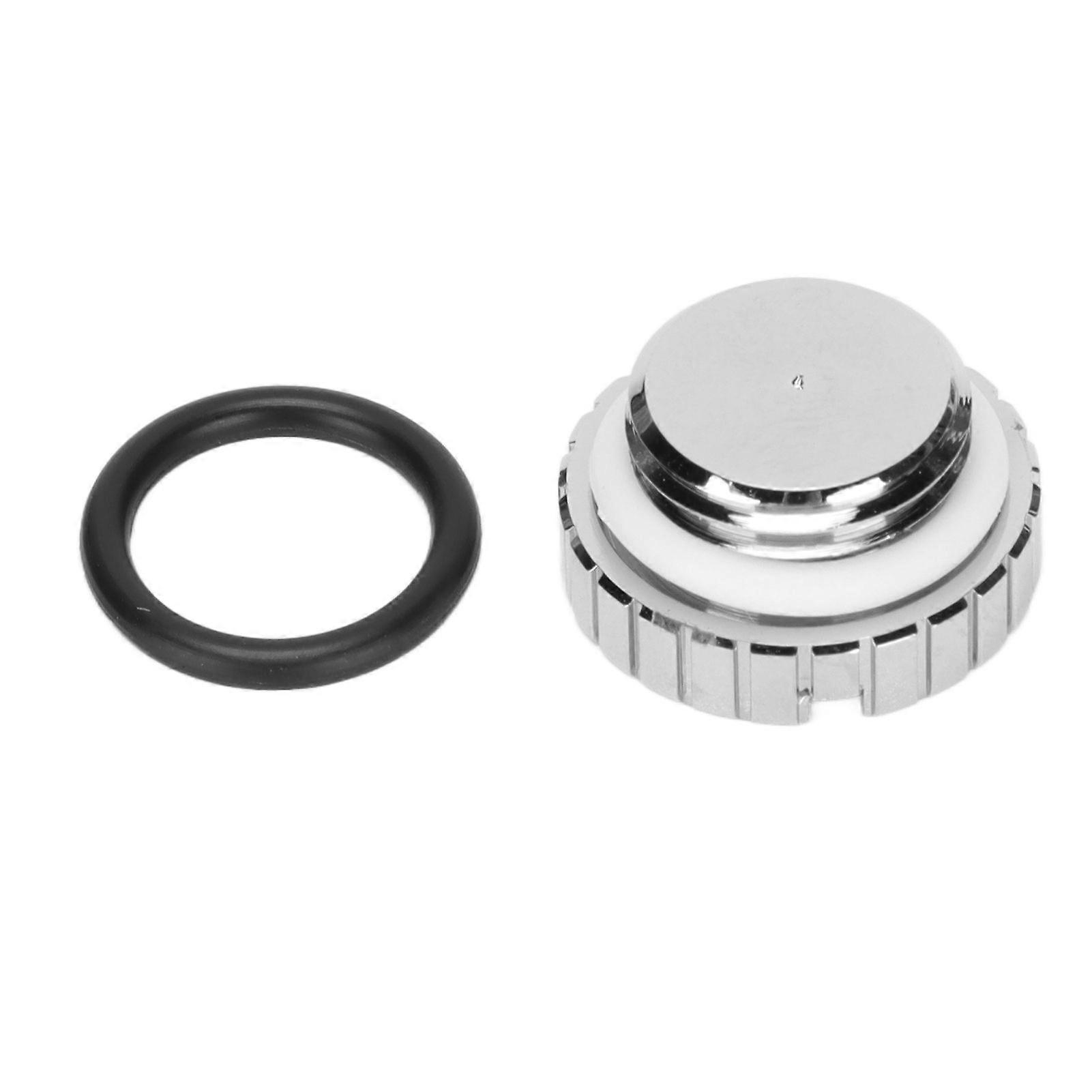Water Stop Plug Black Silver G1/4 Thread Plug Fitting with O Ring for Computer Water Cool SystemSilver