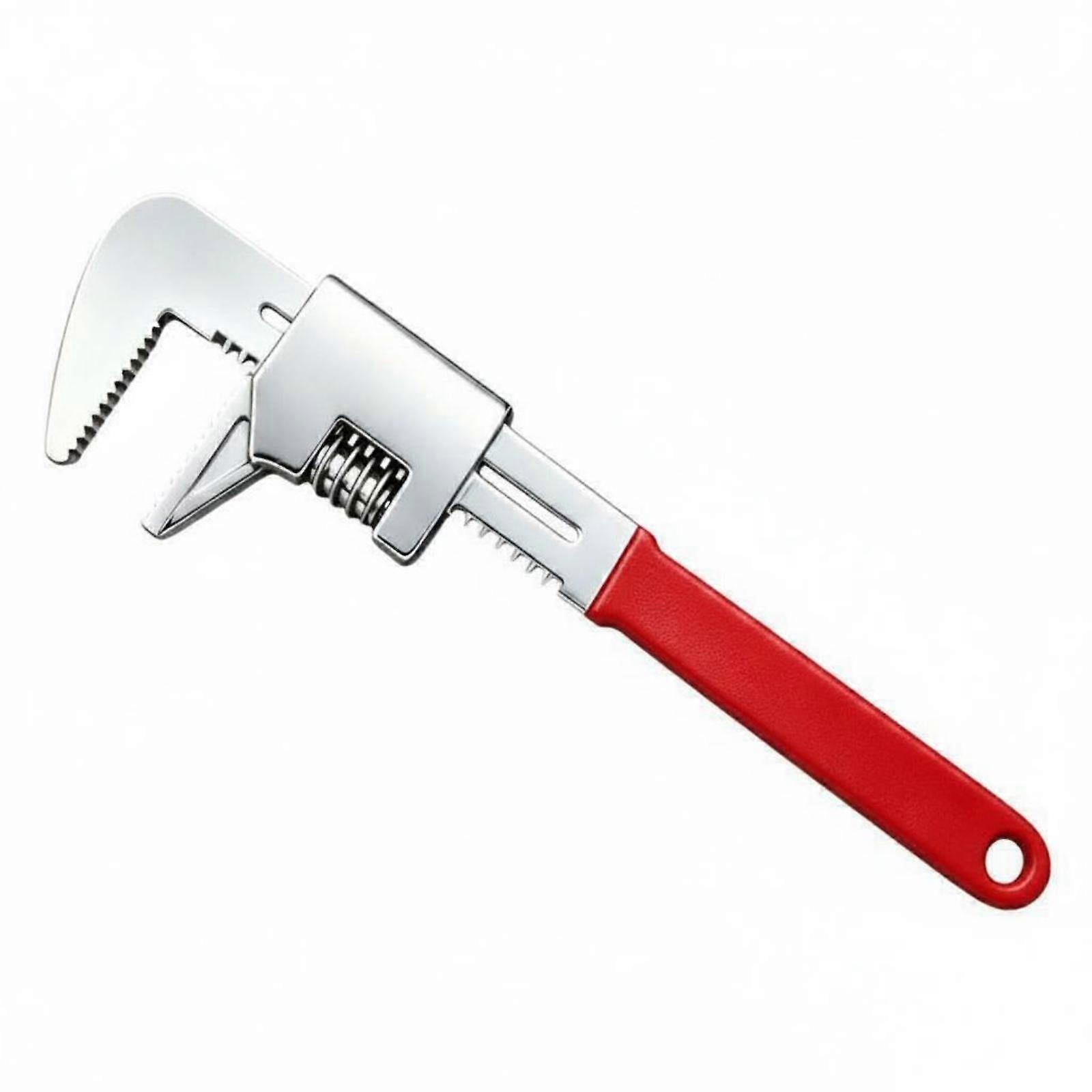F Shaped Adjustable Wrench Threaded Adjustment 10 Inch Adjustable Wrench Long