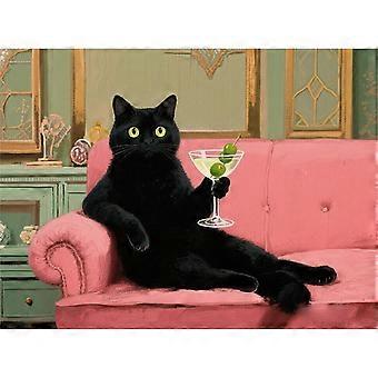 Black Cat Jigsaw Puzzle for Adults Cat Lying on the Sofa Adult by onEasy Jigsaw Puzzle for Adultsation HAA554