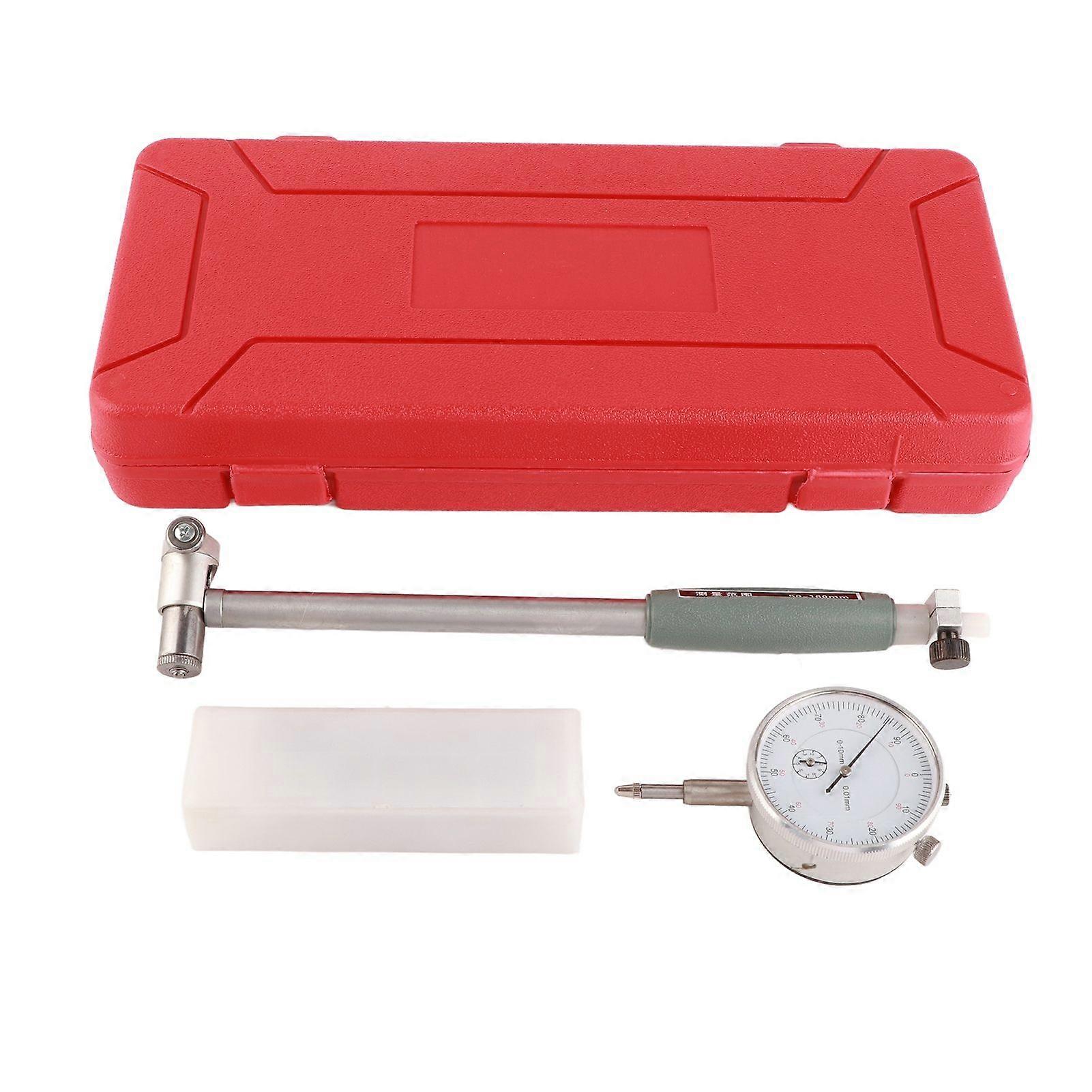 Dial Bore Gauge 50-160MM Diameter Indicator Measuring Engine Cylinder Tool Kit