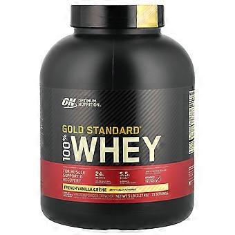 Optimum Nutrition, Gold Standard® 100% Whey, Franse Vanille Crème, 2,27 kg (5 lb)