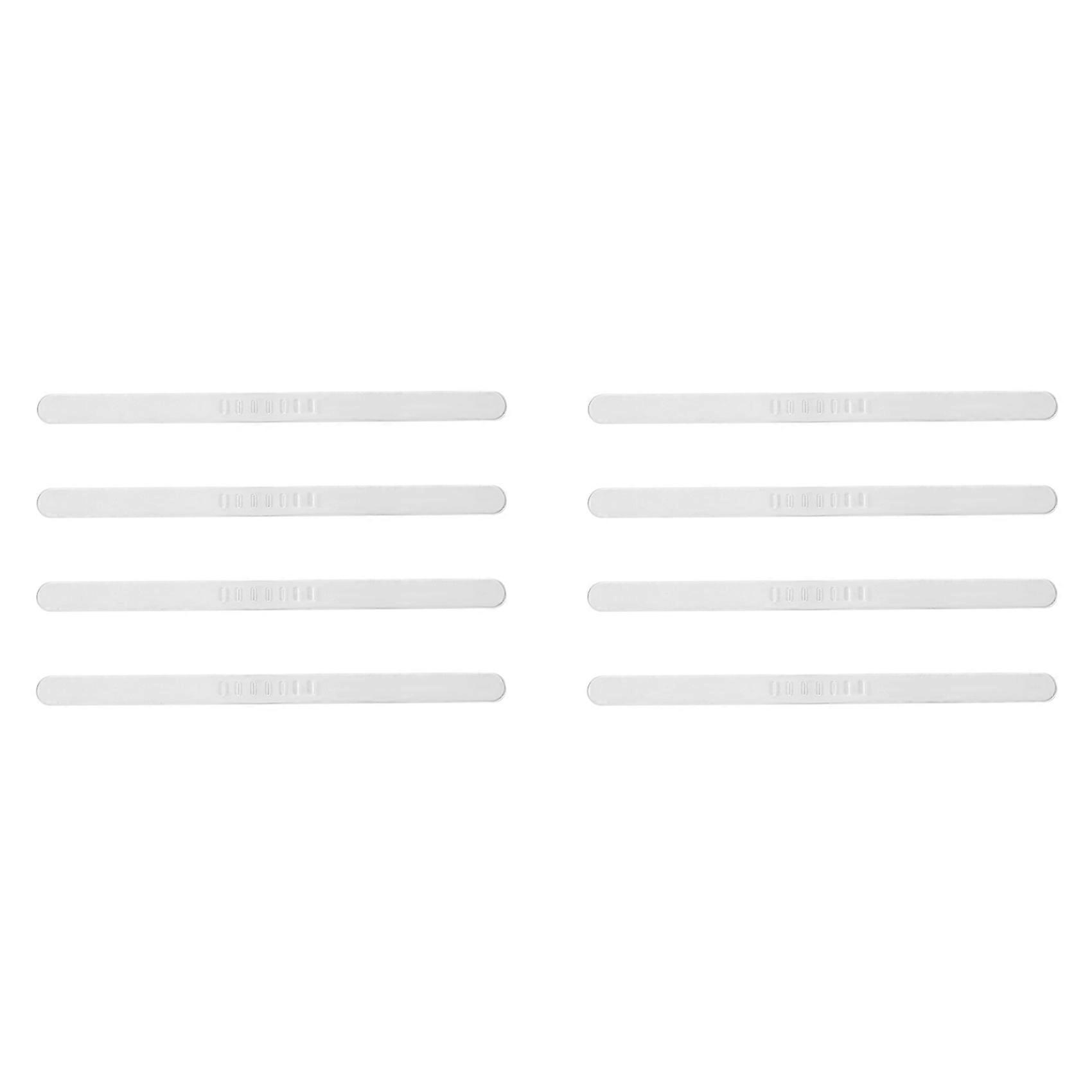 8PCS Replacement Strips for Bedsheet Holder, Replacement Straps Compatible with Most Lock Sheet Holders(Clear)