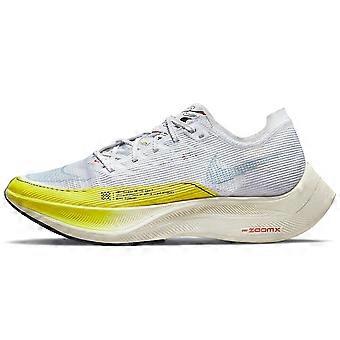 Nike ZoomX Vaporfly Next% 2 Hvid Gul Strike Dame DM9056-100