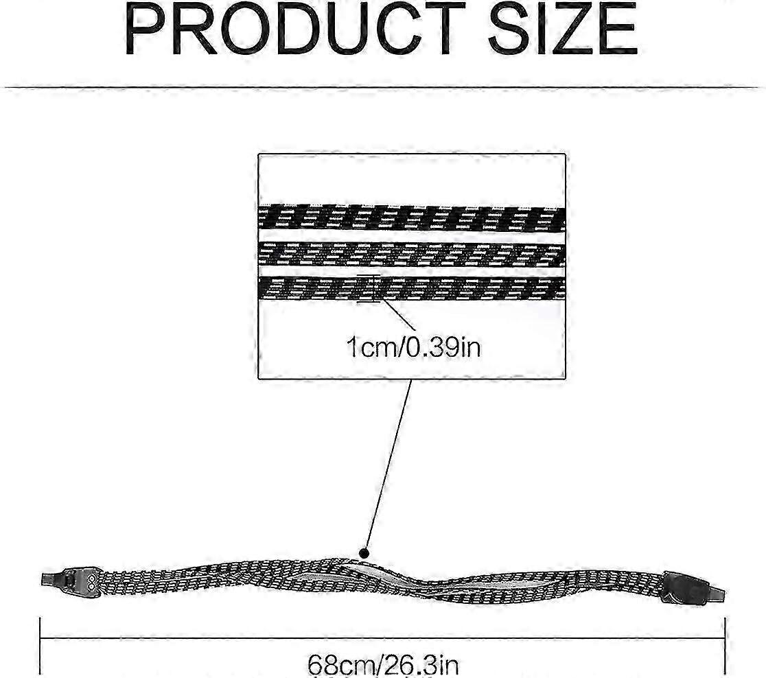 2-Pack Elastic Motorcycle Luggage Straps