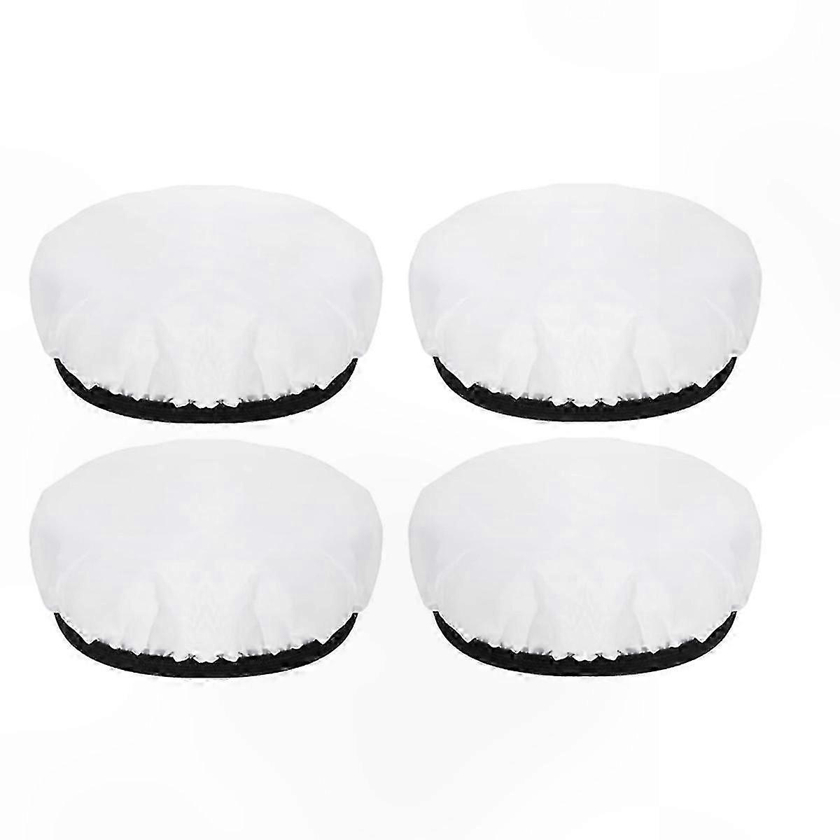 4-Pack 18cm Soft White Lamp Diffuser Covers for Studio Lighting