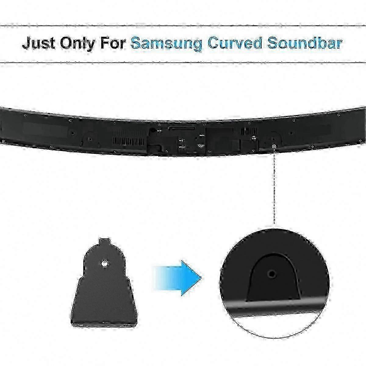 Rustproof Curved Soundbar Mounting Brackets
