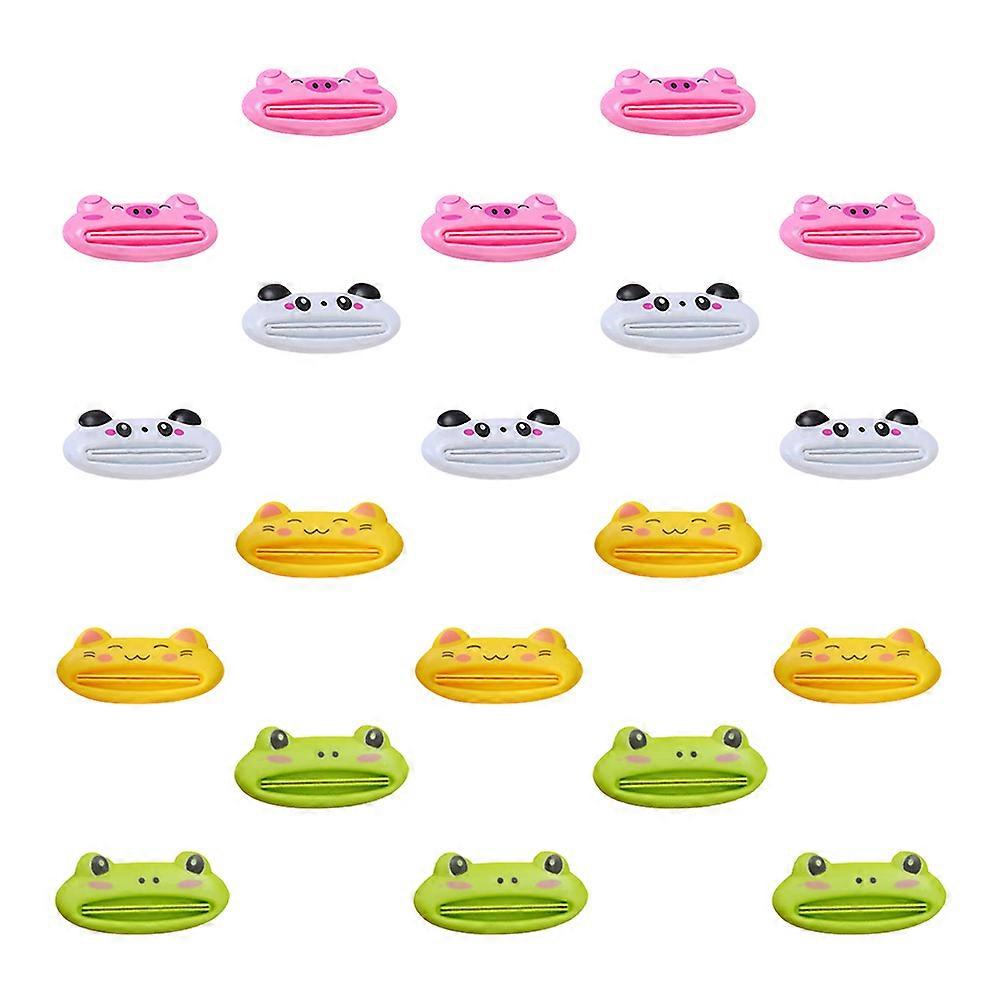 Bathroom Toothpaste Squeezer Cartoon Manual Toothpaste Squeezer for Squeezing 20Pcs
