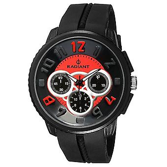 Radiant nouvelle tornade Quartz Analog Man Watch avec RA143601 Bracelet en silicone