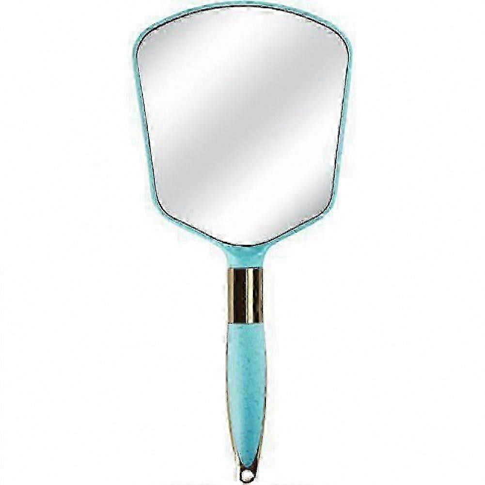 Square Handheld Makeup Mirror, Blue, 1 Piece