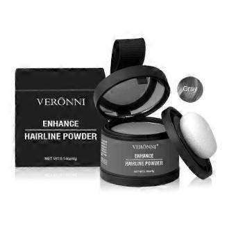 Gentle Hairline Sculpting Shadow Powder, Sleek Gray — Ideal for Professional Results