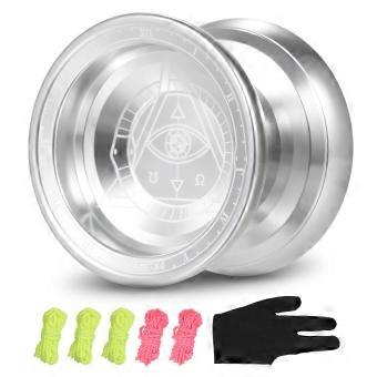 Professional Yoyo Competitive Aluminum Yoyo Ball Yo Yo Gift with Strings and Glove