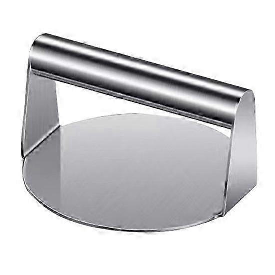 Flat Surface Stainless Steel Burger Press